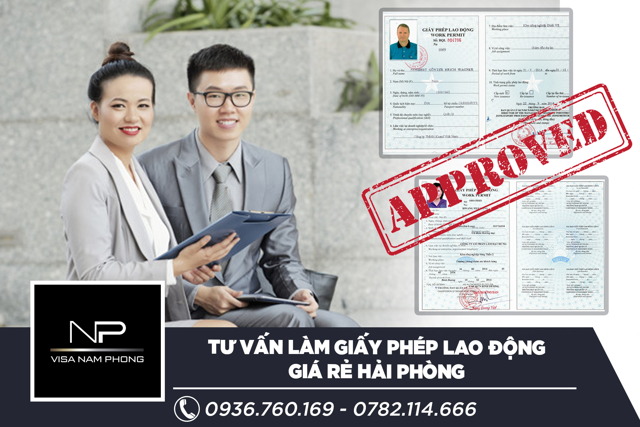 Tư vấn làm giấy phép lao động giá rẻ hải phòng