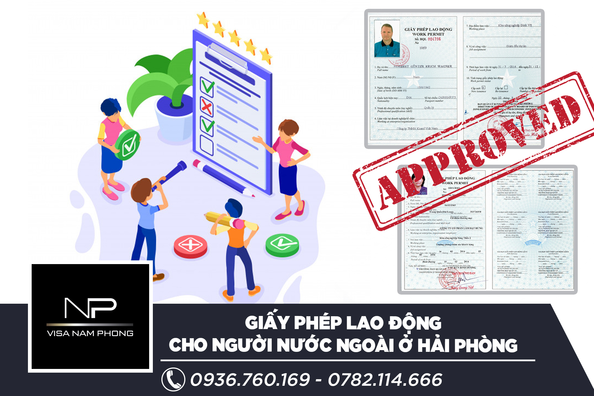 Giấy phép lao động cho người nước ngoài ở hải phòng