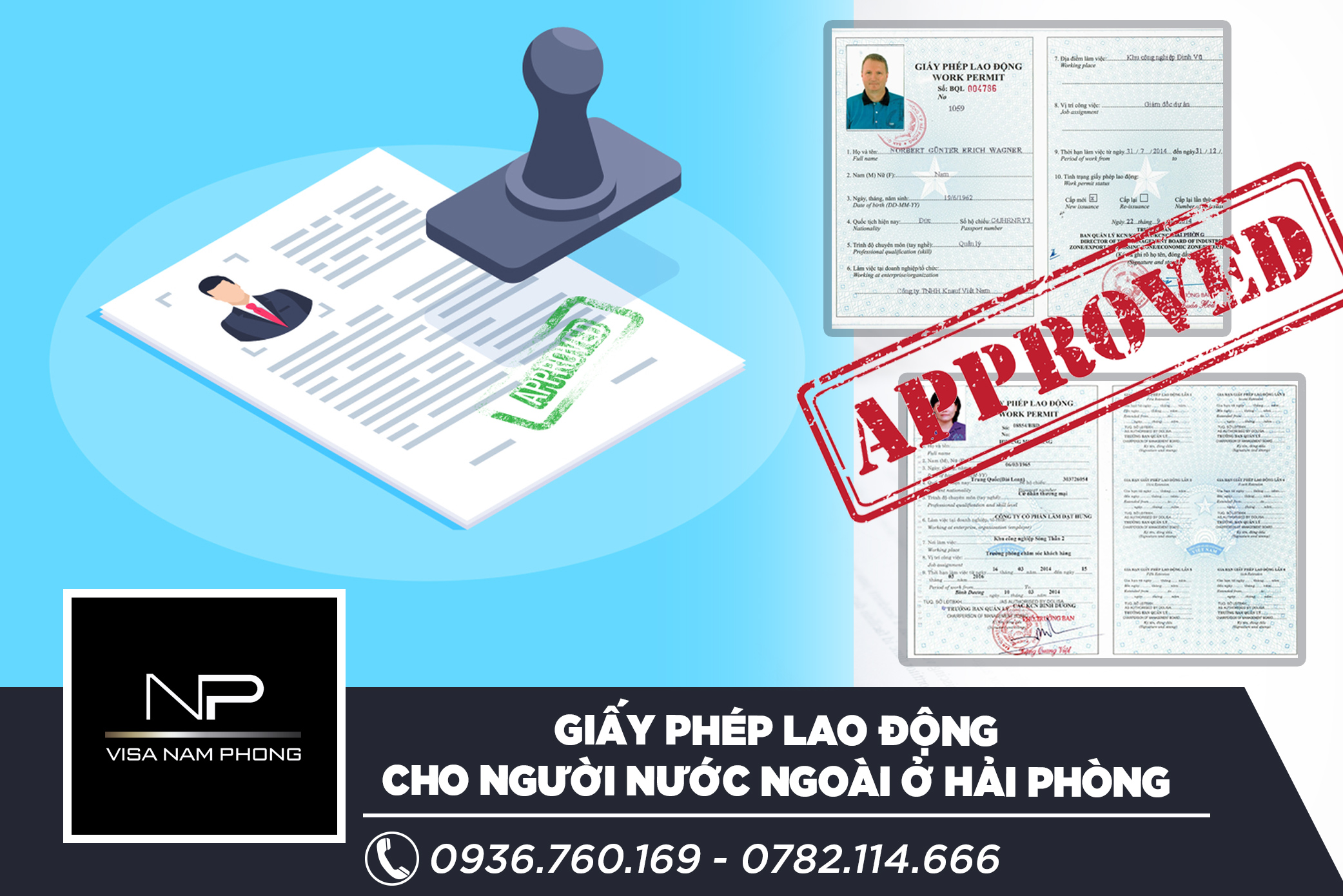 Giấy phép lao động cho người nước ngoài ở hải phòng
