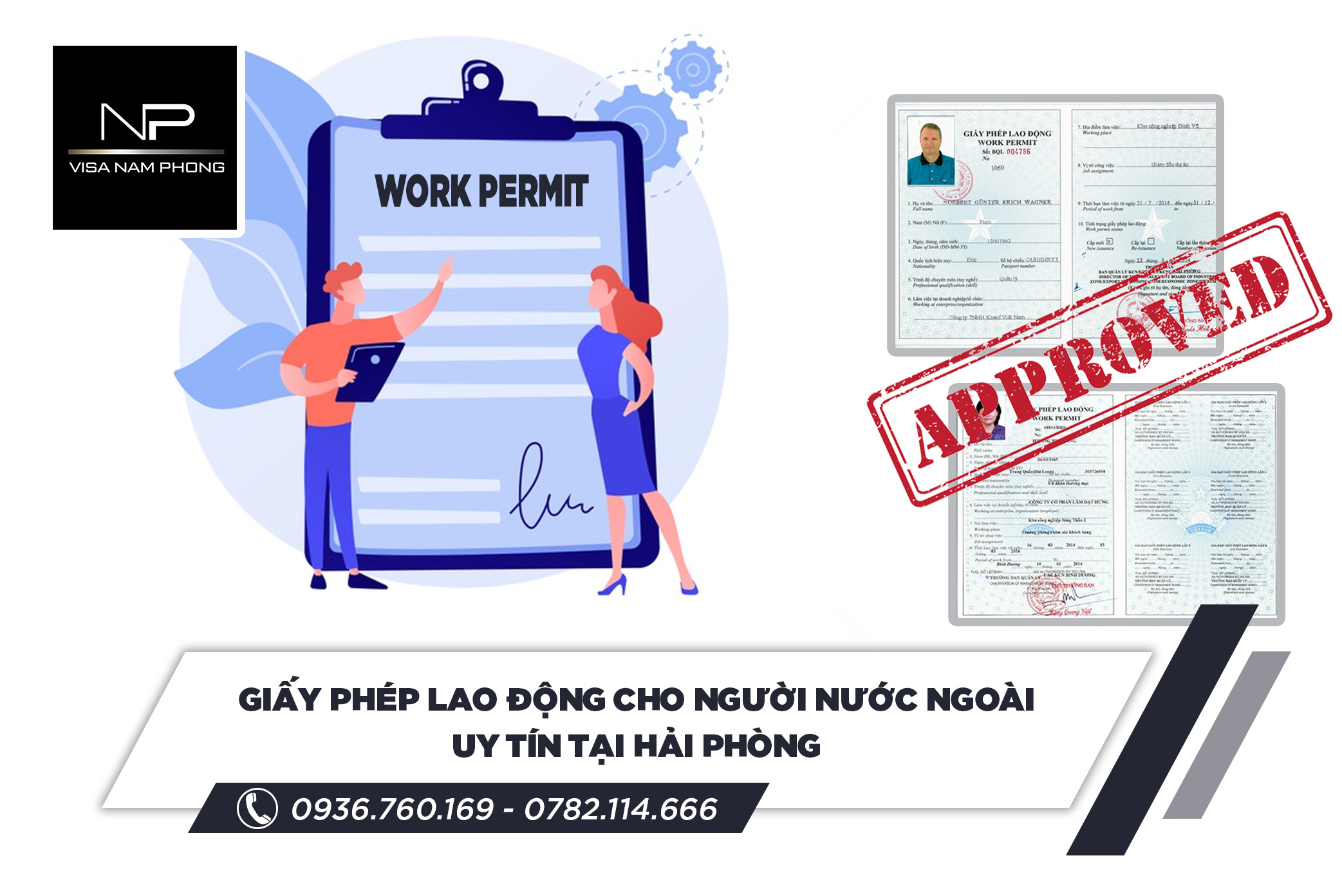 Giấy phép lao động cho người nước ngoài uy tín tại hải phòng
