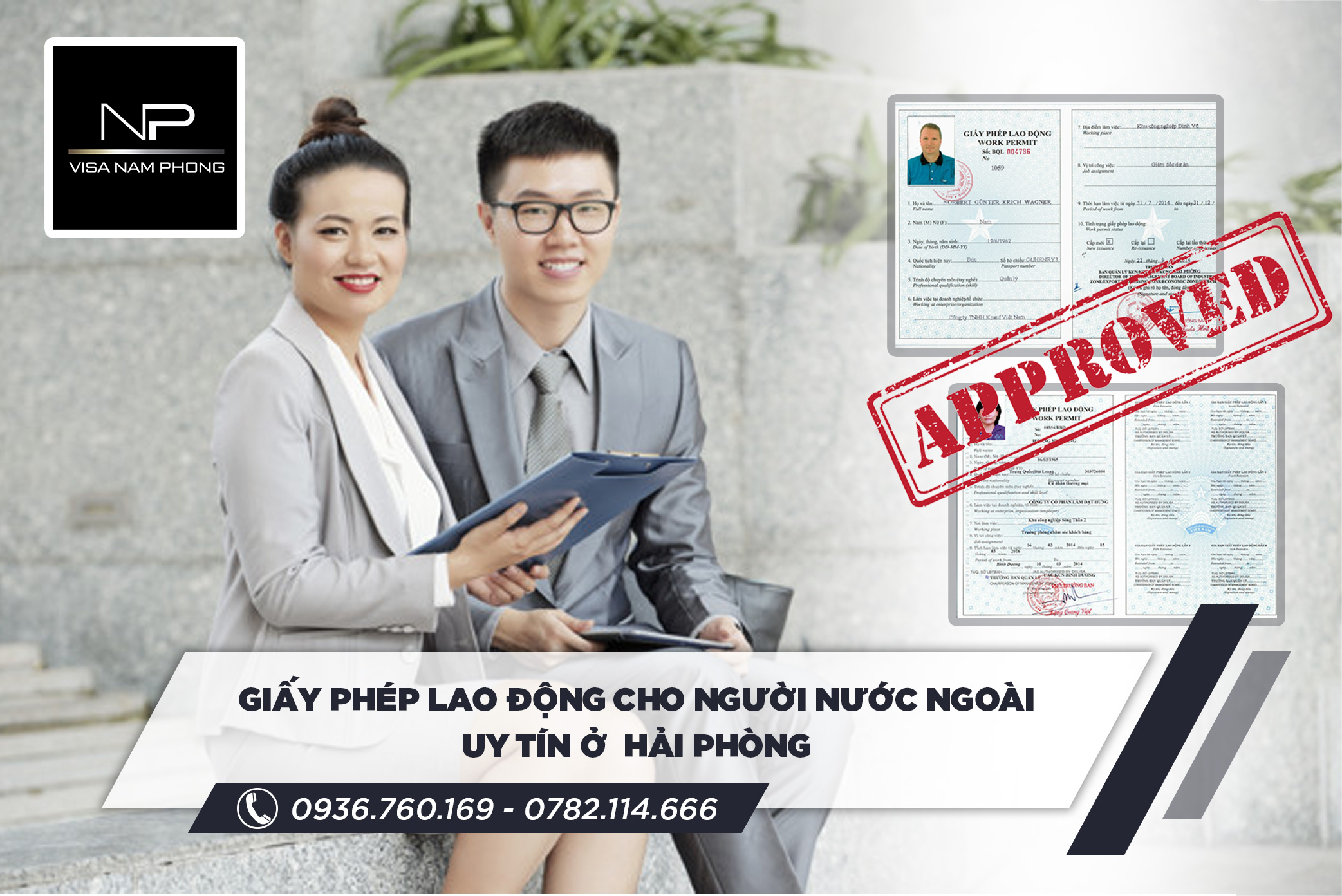 Giấy phép lao động cho người nước ngoài uy tín ở  hải phòng