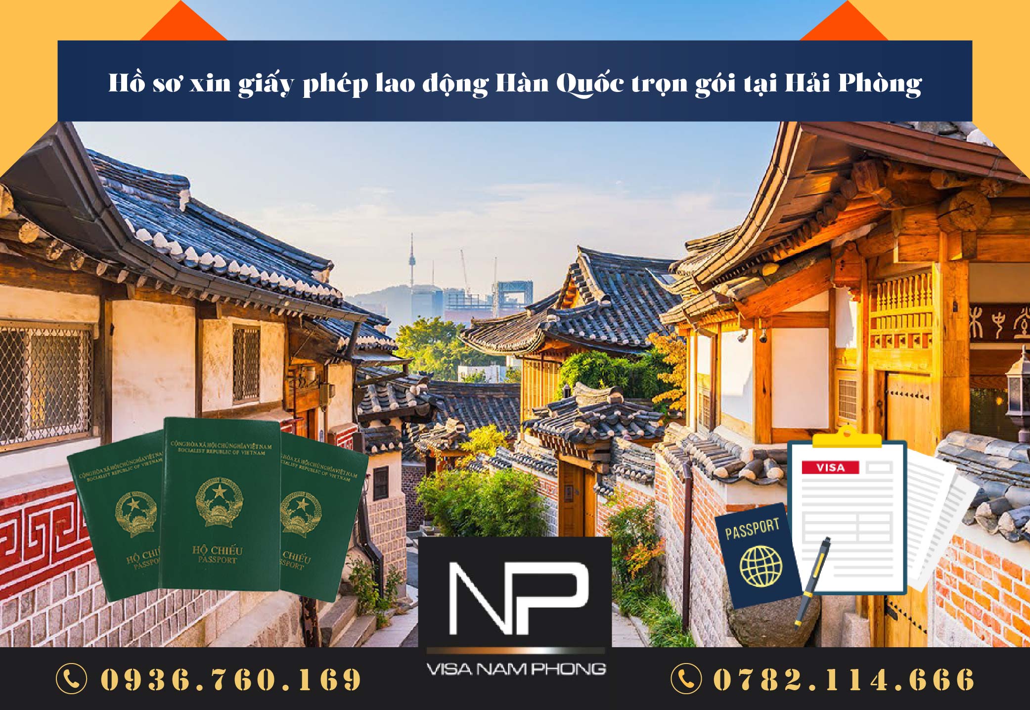 Hồ sơ xin giấy phép lao động Hàn Quốc trọn gói tại Hải Phòng