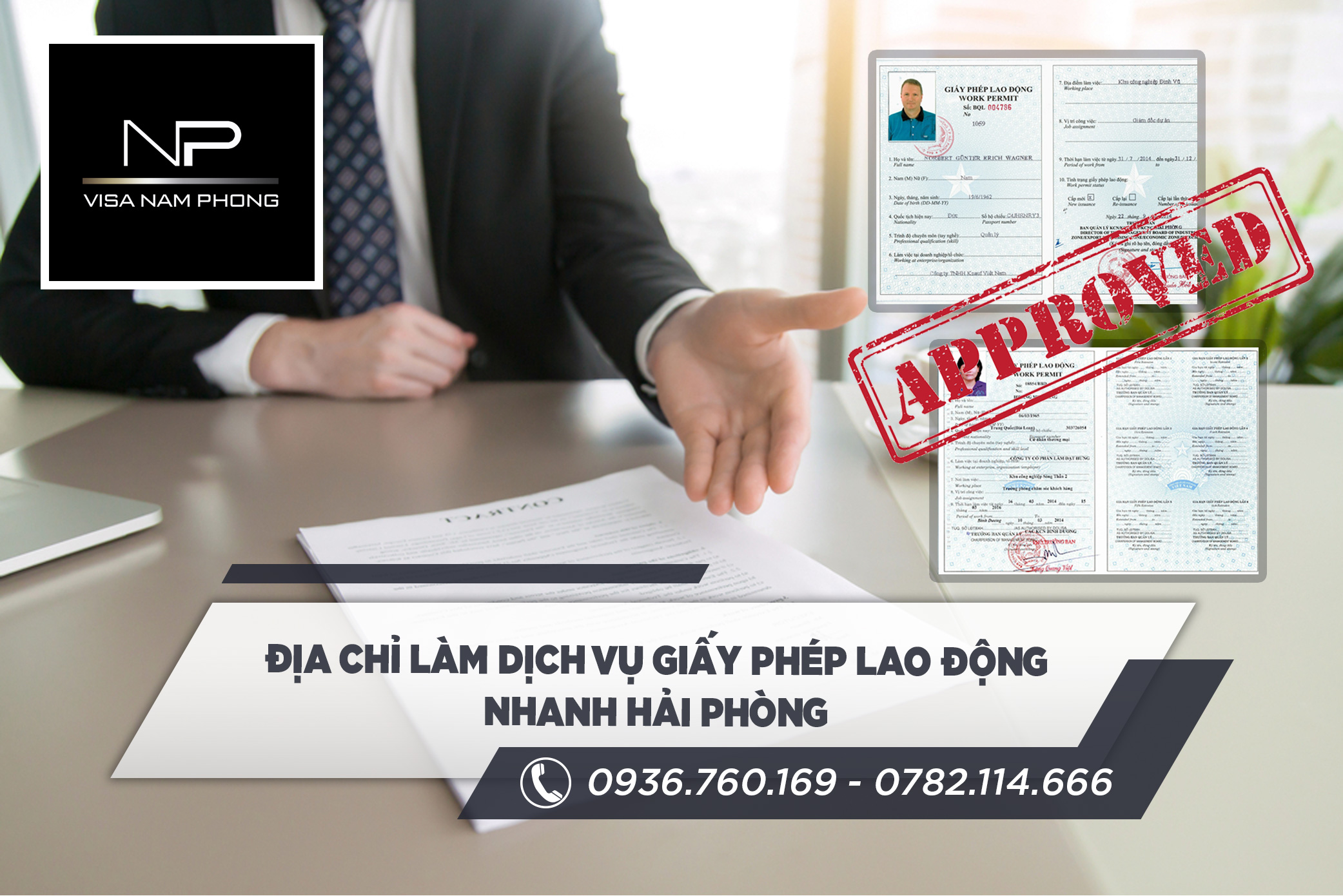 địa chỉ làm dịch vụ giấy phép lao động nhanh hải phòng
