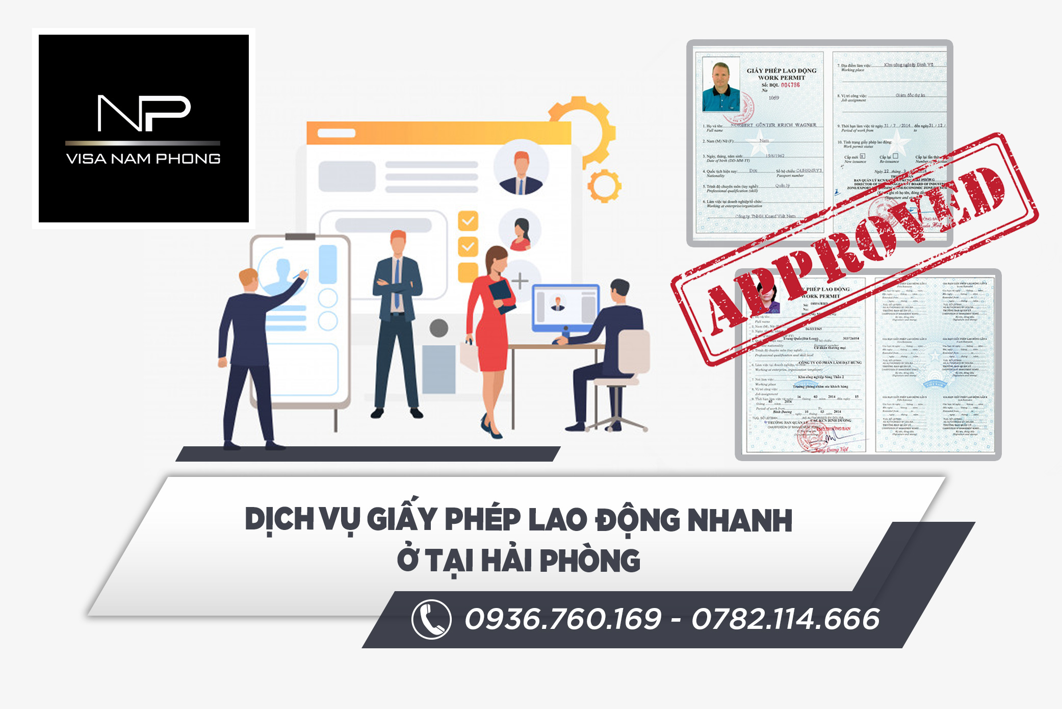 dịch vụ giấy phép lao động nhanh ở tại hải phòng