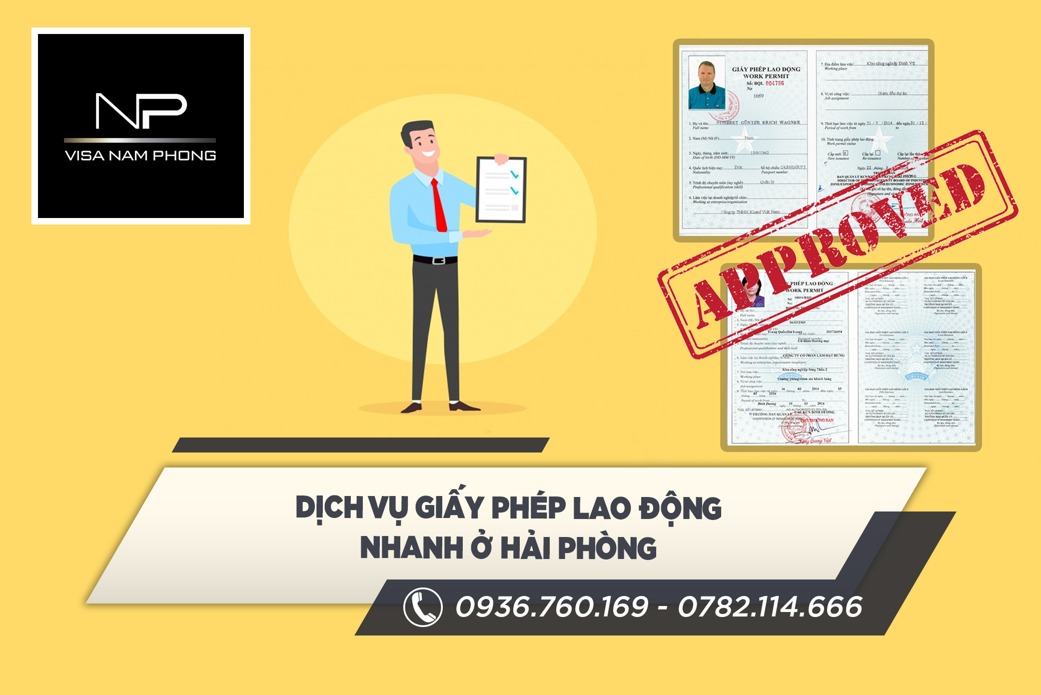 dịch vụ giấy phép lao động nhanh ở hải phòng