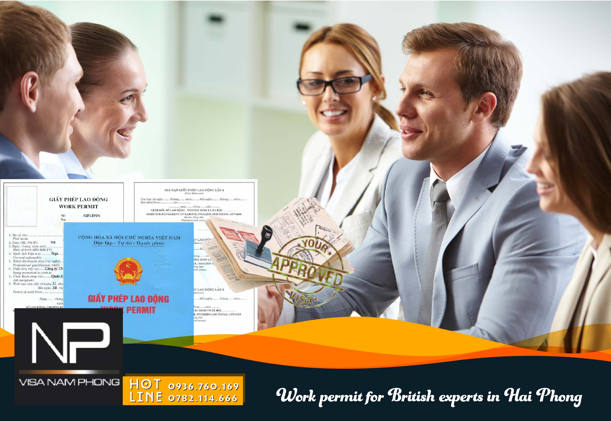 Work permit for British experts in Hai Phong