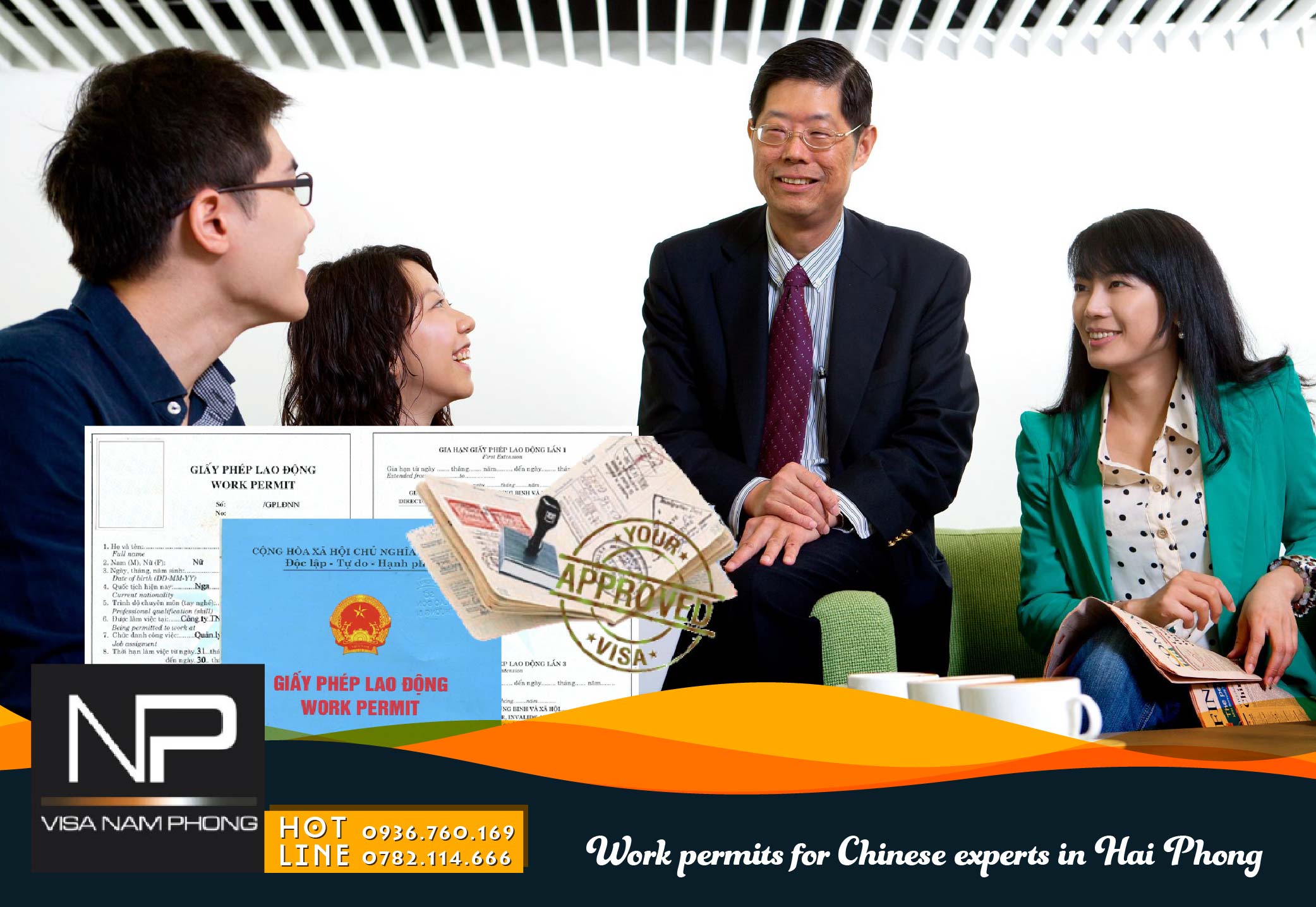 Work permits for Chinese experts in Hai Phong