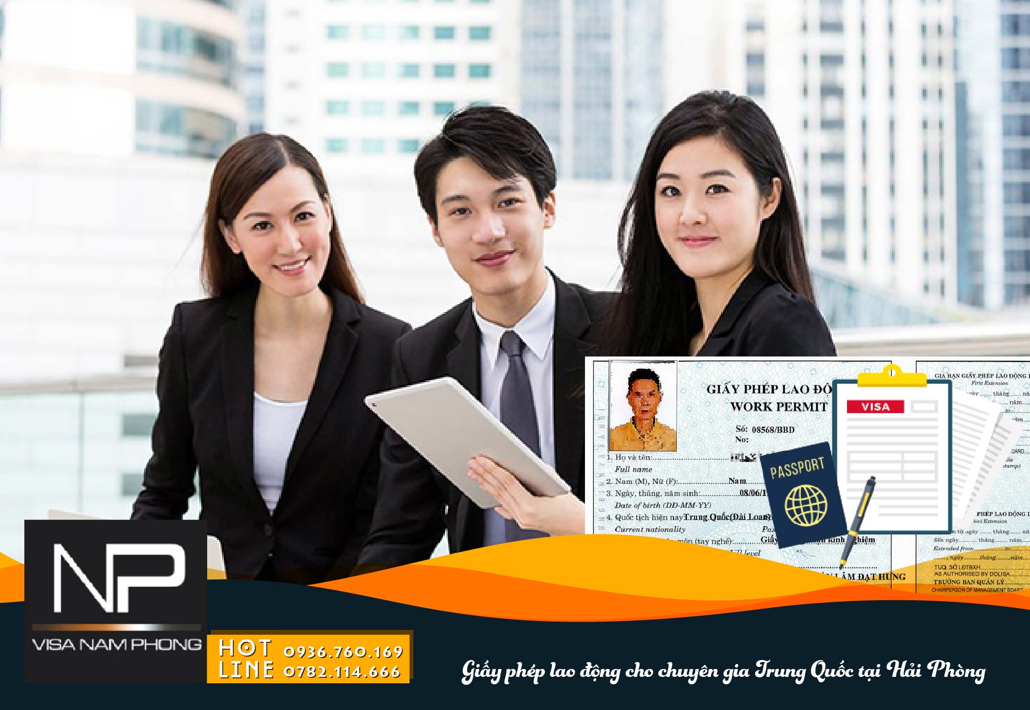 Giấy phép lao động cho chuyên gia Trung quốc tại Hải Phòng