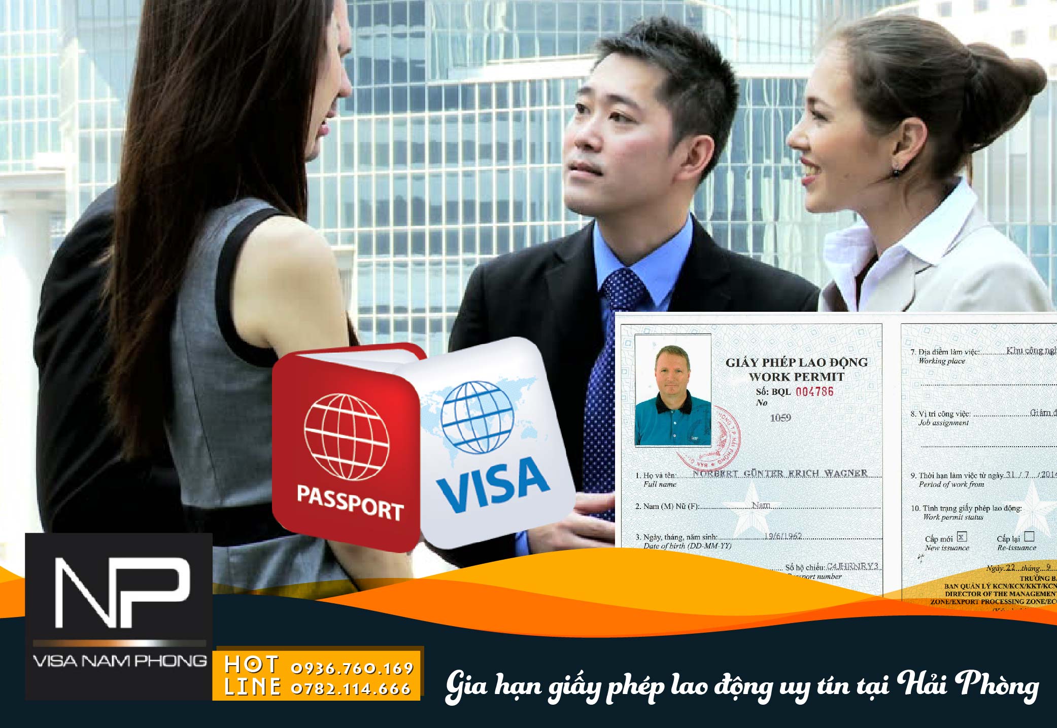Gia hạn giấy phép lao động uy tín tại Hải Phòng
