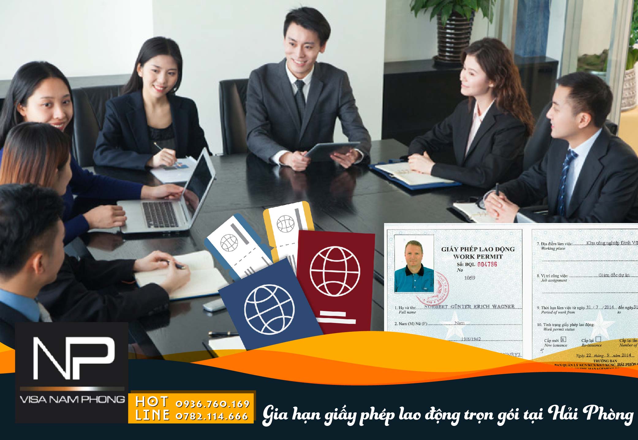 Gia hạn giấy phép lao động trọn gói tại Hải Phòng