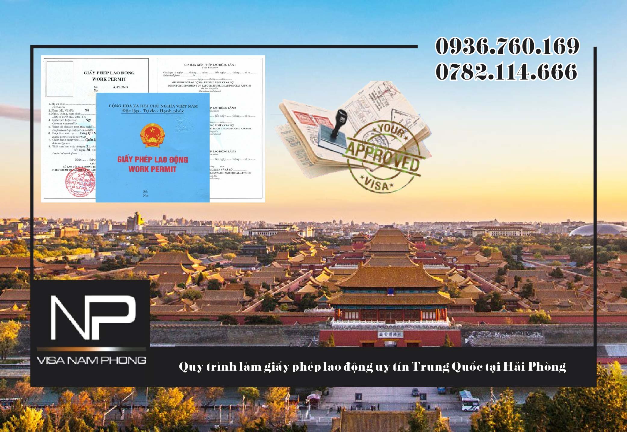 Quy trình làm giấy phép lao động uy tín Trung Quốc tại Hải Phòng