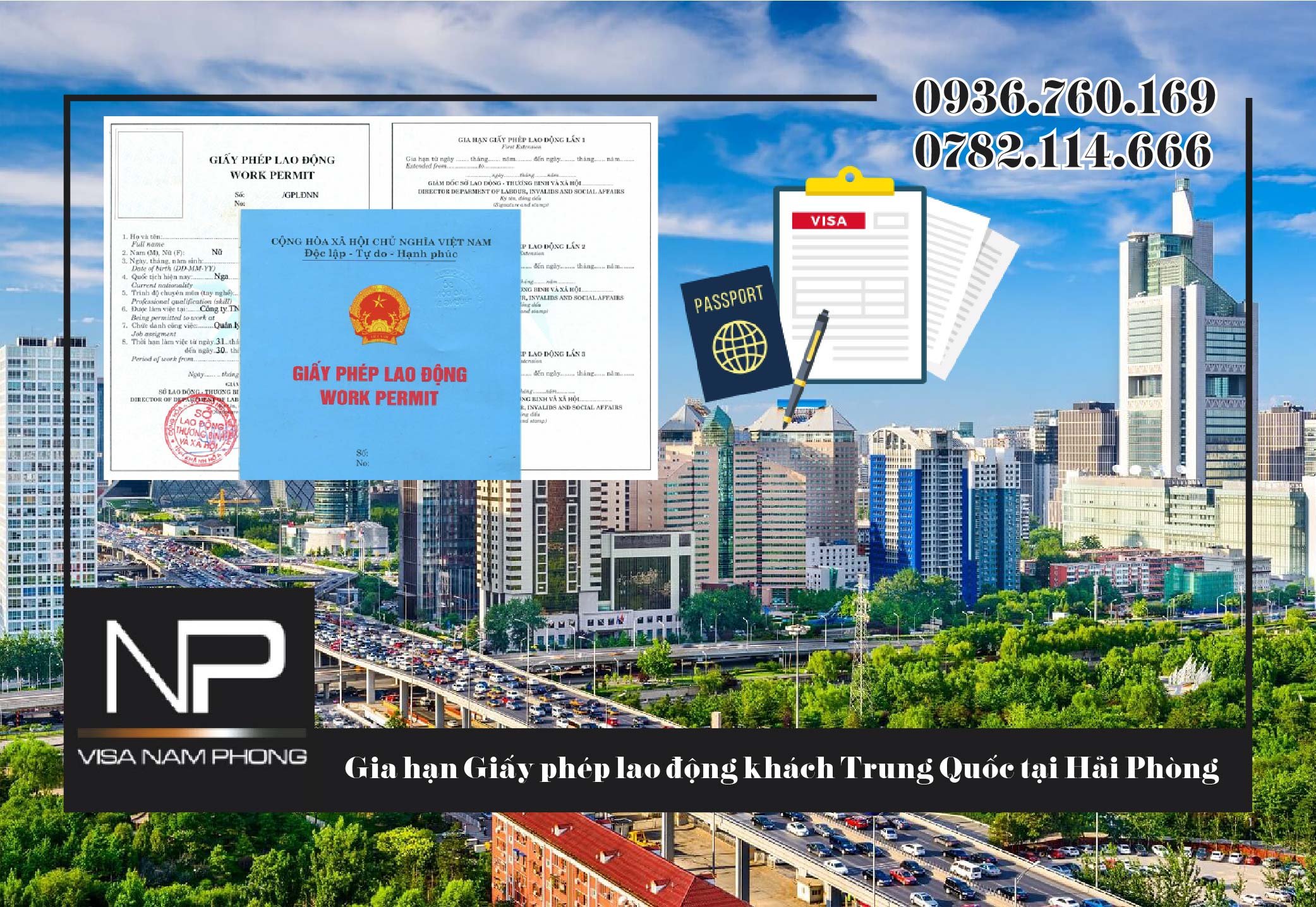 Gia hạn Giấy phép lao động khách Trung Quốc tại Hải Phòng