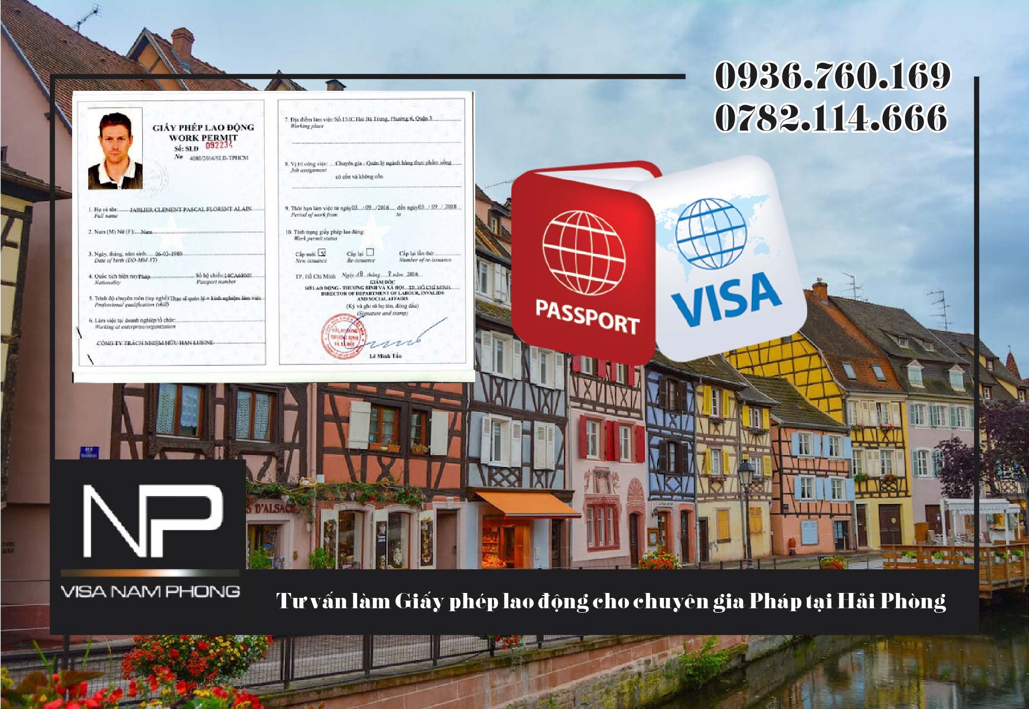 Tư vấn làm Giấy phép lao động cho chuyên gia Pháp tại Hải Phòng