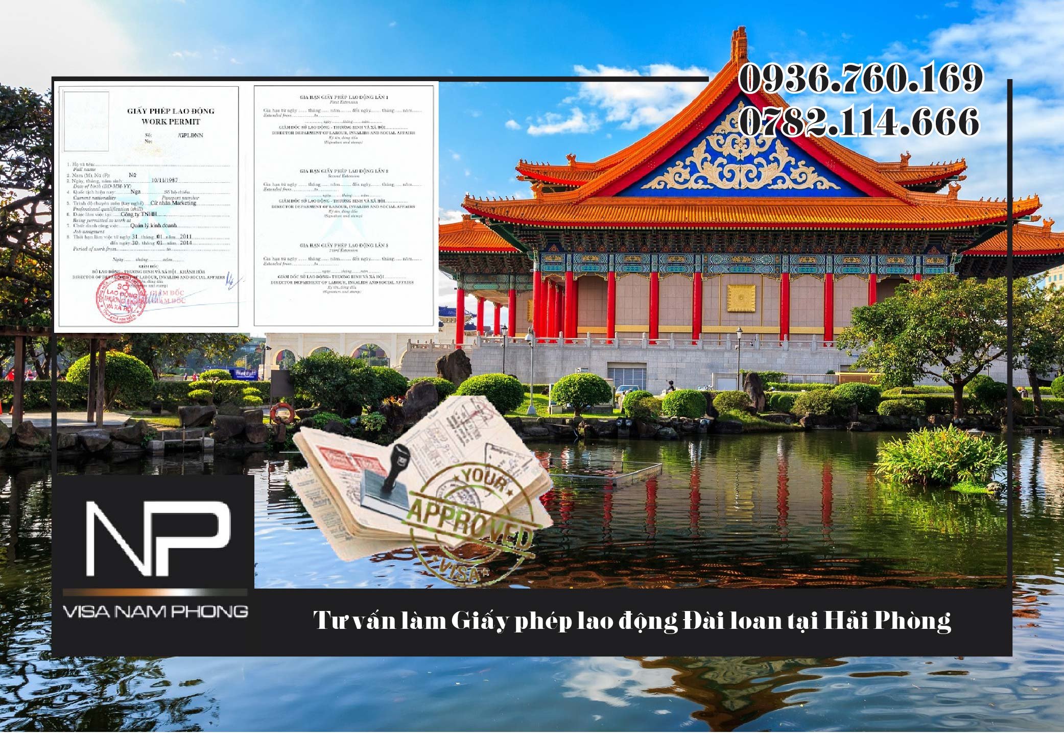 Tư vấn làm Giấy phép lao động Đài loan tại Hải Phòng